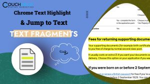 Chrome Text Highlight and Jump to Text