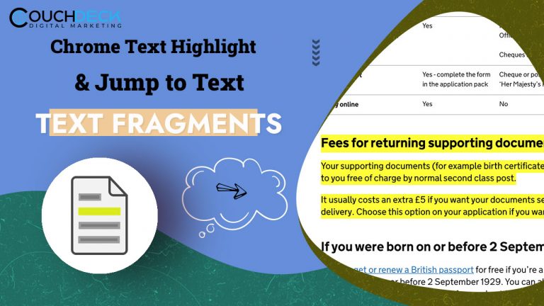 Text Fragments Chrome Text Highlight And Jump To Text - Couchdeck
