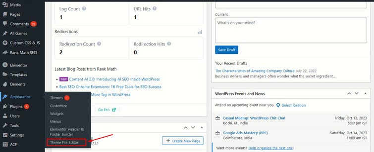 The-Link-You-Followed-Has-Expired-Error-in-WordPress-appearance-theme-file-editor