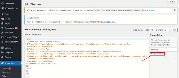 The-Link-You-Followed-Has-Expired-Error-in-WordPress-functions.php