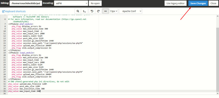 The-Link-You-Followed-Has-Expired-Error-in-WordPress-save-changes-to-.htaccess